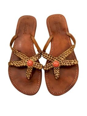 Anthropologie - Mystique - Indonesian sandals SZ 9 leather soles